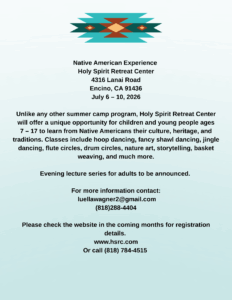 Native American Summer Camp Flyer Announcement 1